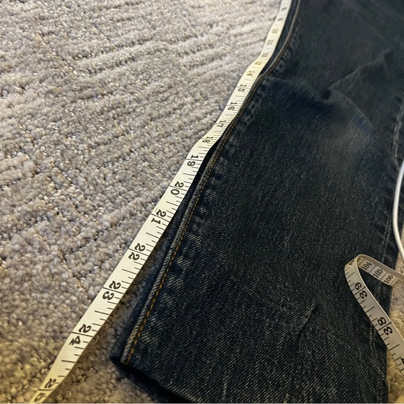 Levi's womens Dark Blue Straight Jeans - Picture 13 of 14